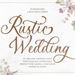 Elegant Modern Calligraphy SVG Font: Handwritten Script for Wedding Invitations, Cricut & Procreate