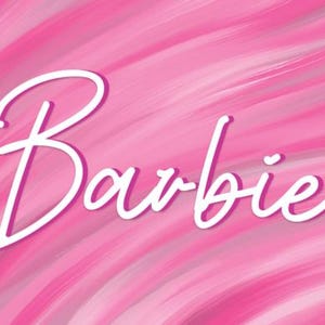Barbie Script Font: Elegant Calligraphy Typeface