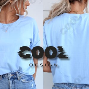 Gildan 5000 T-Shirt Mockup: Real Model, High-Resolution (Digital Download)