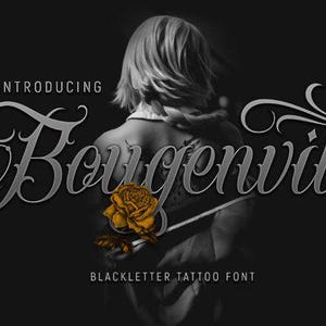 Professional Tattoo Font Bundle – Including Gothic, Chicano, and Script Styles for Stunning Artwork and Custom Designs!