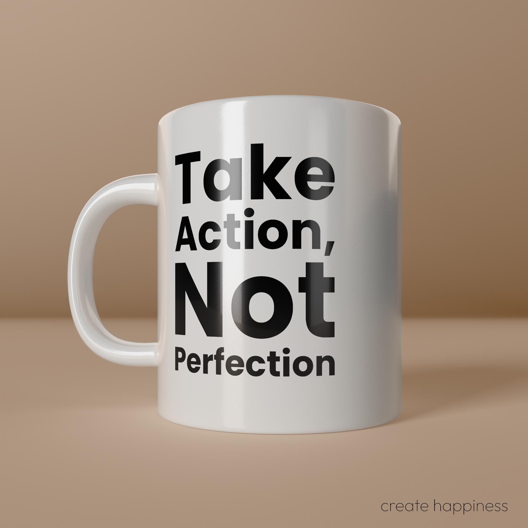 Take action mug
