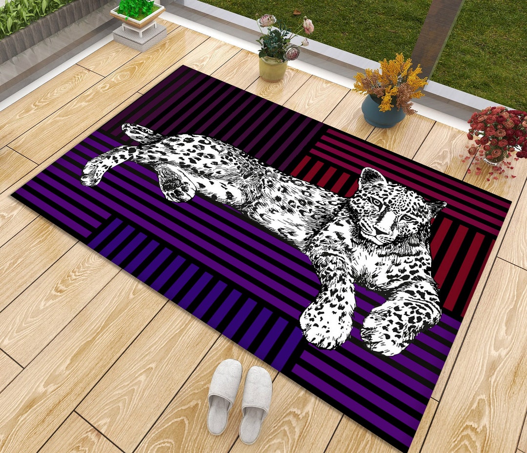 Leopard Skin Design, Animal Print Rug, Exotic Rug, Contemporary Rug ...