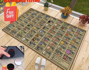 Monster Hunter Rug, Monster Rug, Hunter Rug, Anime Carpet, Game Room Rug,Anime Rug,Gaming Rug,Kids Room Decor,Gift for Gamer,Game Room Decor