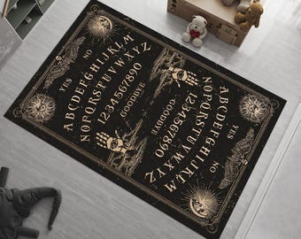Ouija-bord vloerkleed: Mystieke occulte decoratie