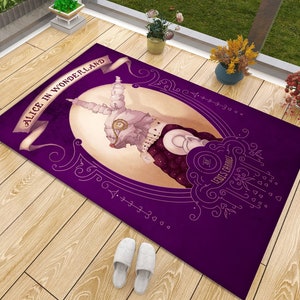 Alice in Wonderland Rug: Non-Slip Fairytale Decor