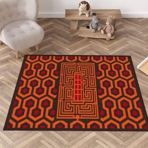 The Shining Rug, The Shining Carpet, Most Popular Hotel Carpet, Overlook Hotel, Area Rug, Home Decoration, Office Rug, Hotel Decor,Hotel Rug