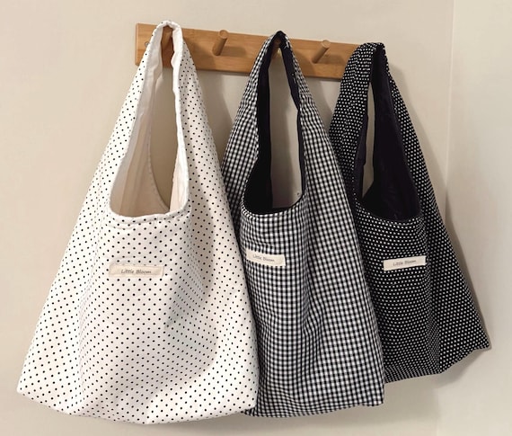 Women's Tote Bag, Canvas Cotton Tote Bag, Hobo Bag, Beach Tote Bag, Work Tote Bag, Casual Tote Handbag, Summer Tote Bag, Bridesmaid Gifts