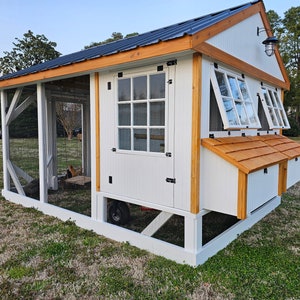 The Chicken Cabana Plans (8ft x 12ft Mobile Chicken Coop/Chicken Tractor)