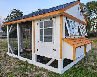 The Chicken Cabana Plans (8ft x 12ft Mobile Chicken Coop/Chicken Tractor)