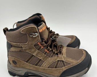 Size 2 Big Kids Brown Kids High Top Hikers