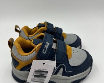 Toddler Size 7 Low Top Navy and Gray Hikers