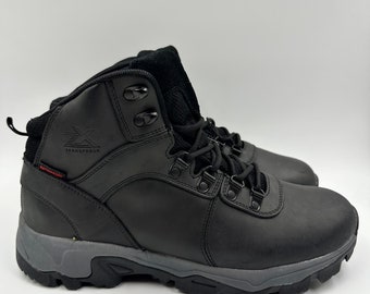 Men's Size 10.5, Black High Top Hikers with Rugged Tread