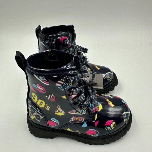 Toddler Size 7 '90s Themed Rain Boots