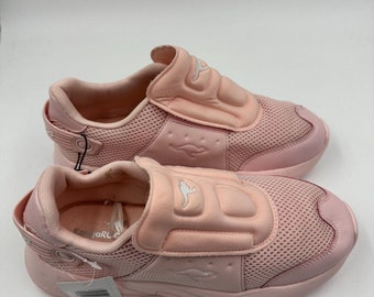 Women's Size 8 Laceless Pink Sneakers