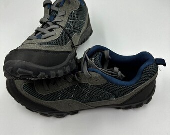 Size 12.5 Men's Gray and Navy Rugged Low Top Hiking Boots