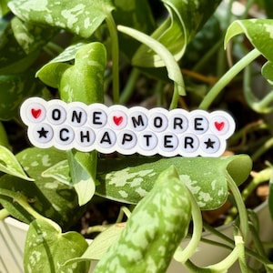 one more chapter sticker | friendship bracelet inspired
