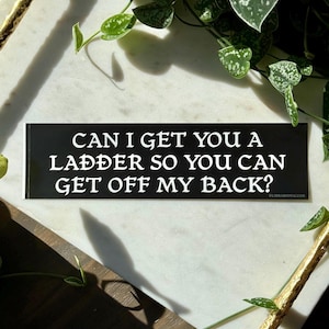 can I get you a ladder… bumper sticker | dragon age origins inspired