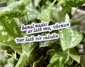 solavellan quote stickers | dragon age inspired
