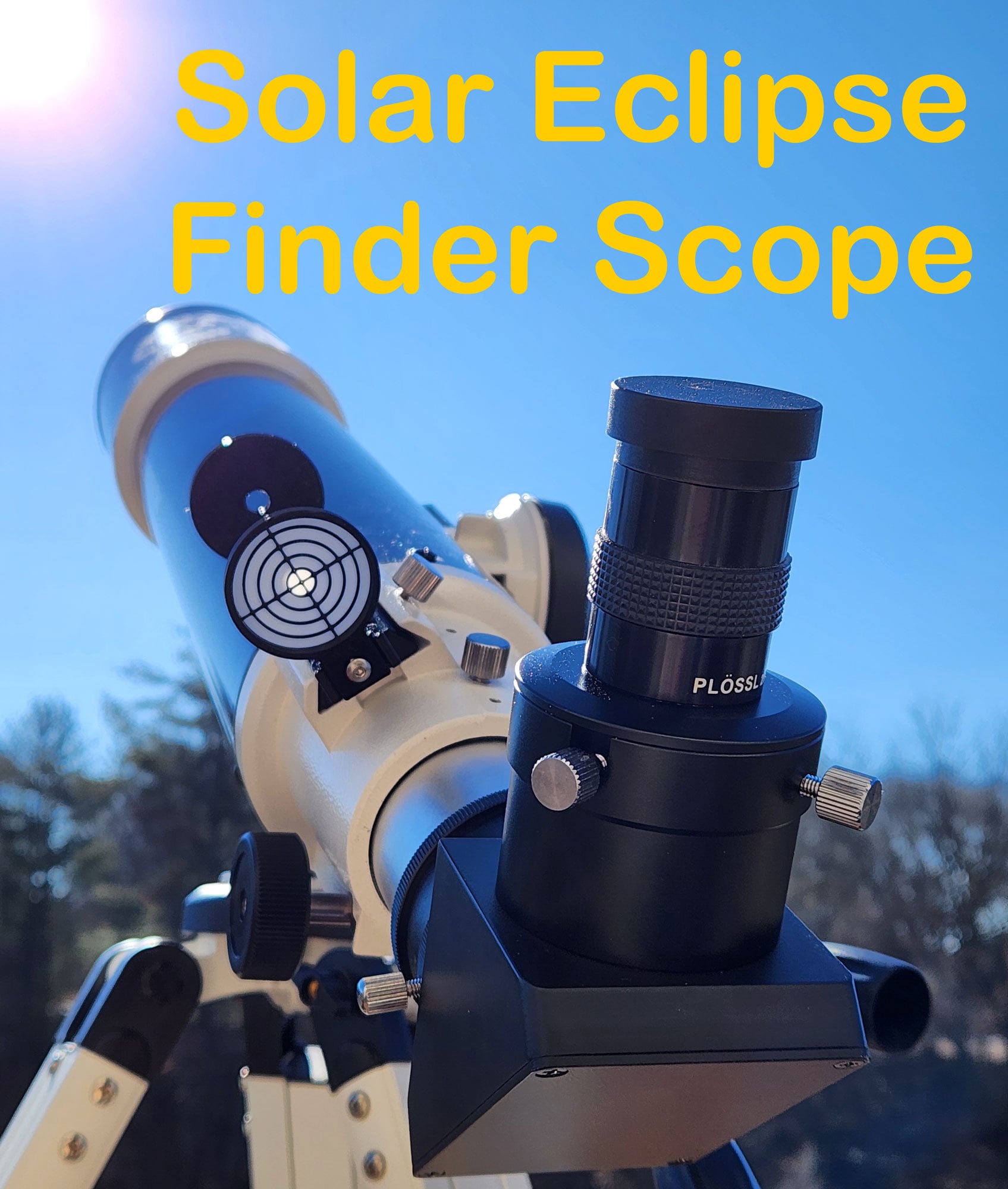 Telrad Solar Finder Scope for Telescope and Solar Eclipse Etsy
