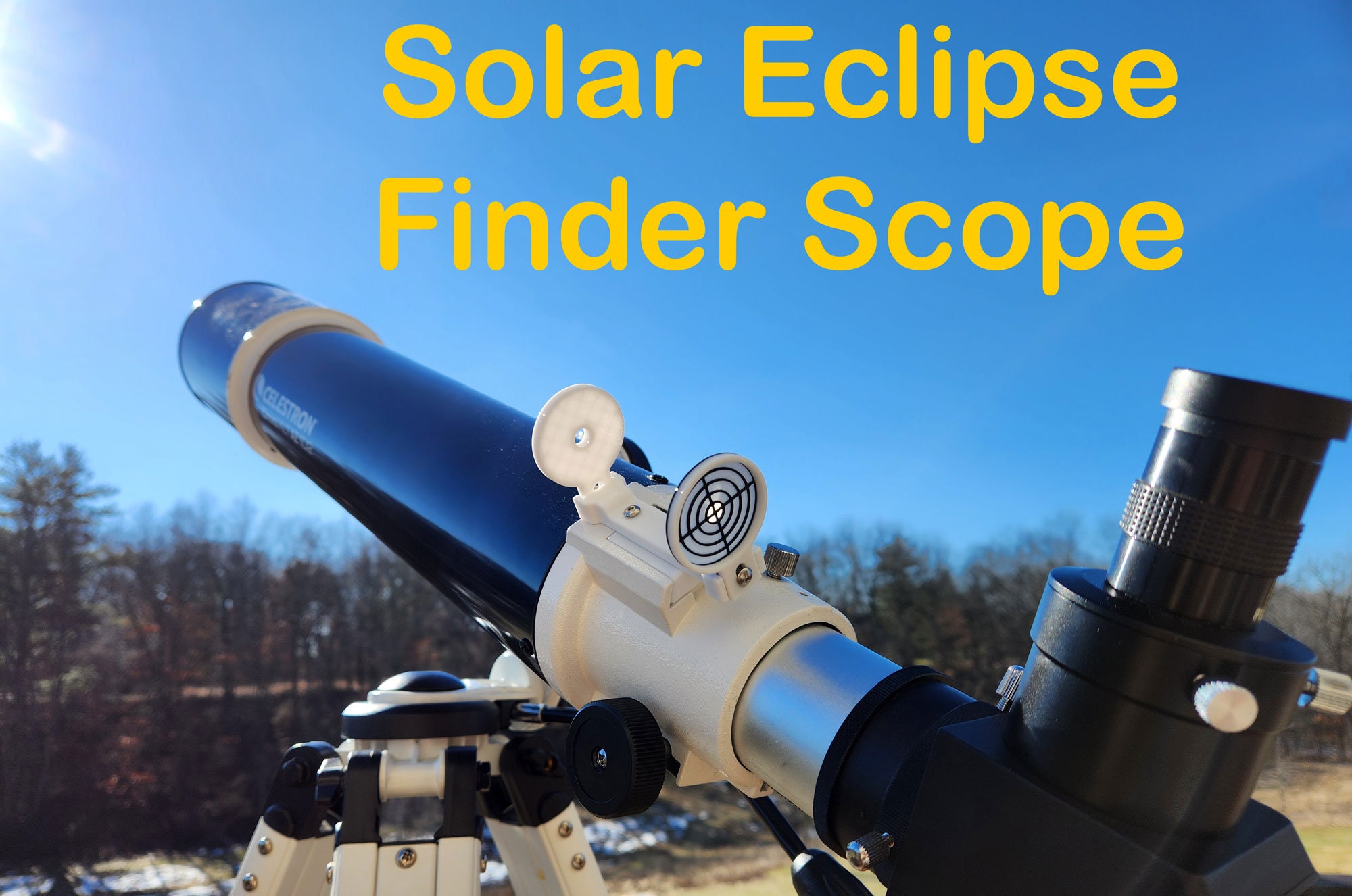 Telrad Solar Finder Scope for Telescope and Solar Eclipse Etsy