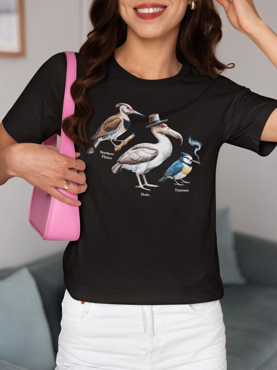 Flicker Dodo Titmouse Shirt, Funny Bird Shirt, Funny Gift for Bird