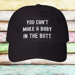 Funny Embroidered Hat, Adult Humor Cap, Offensive Hat for Women, Inappropriate Cap for Men, Funny Gag Gift Hat, Embarrassing Baseball Cap
