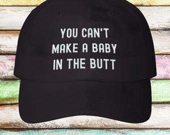 Funny Embroidered Hat, Adult Humor Cap, Offensive Hat for Women, Inappropriate Cap for Men, Funny Gag Gift Hat, Embarrassing Baseball Cap