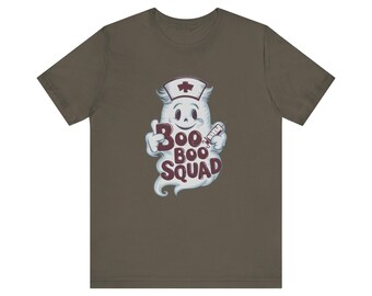 Halloween Nurse Shirt, Boo Boo Squad Nurse Tee, Gift for Nurse, Boo Boo Crew Halloween Nurse Shirt