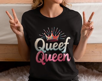 Queef Queen Shirt, Funny Bachelorette Shirt, Girls Night Out Tee, Embarrassing Shirt for Women, Gag Gift for Women