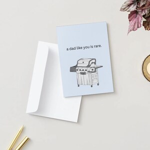 Afdrukbare Vaderdagkaart A Dad Like You Is Rare Kaart Kerstkaart Thuis afdrukken Digitale download Kaartontwerpen kaart PDF