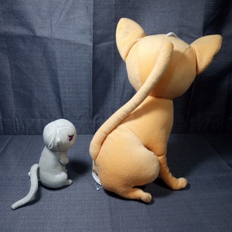 Fruits Basket Kyo Cat 12 & Yuki Rat 6 Sohma Neko Anime Plush Manga ...