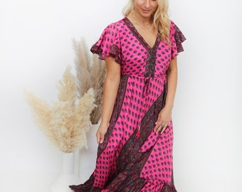 barbie boho dress Dress for teenage fashion doll "Boho Belle", fits Barbie and Sindy