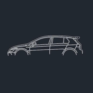 Volkswagen Golf 8 R Classic DXF File