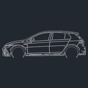 Volkswagen Golf 8 GTI DXF File