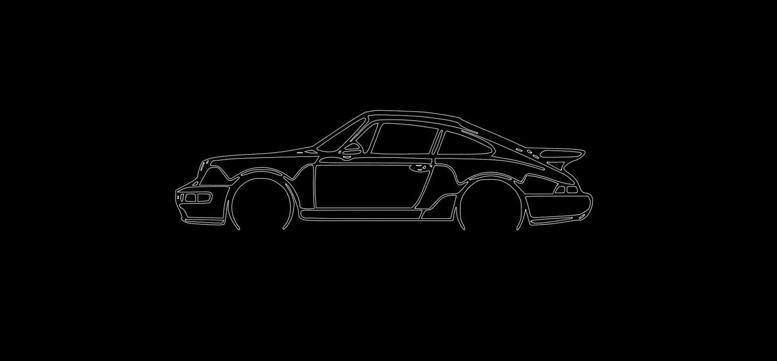 Corvette C8 Classic DXF File - Etsy