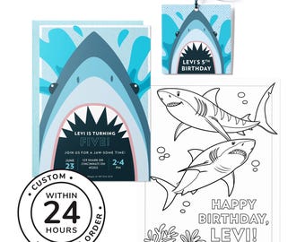 Shark Birthday Party Bundle