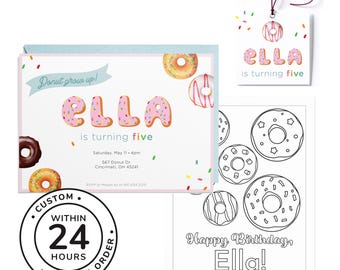 Donut Birthday Party Bundle