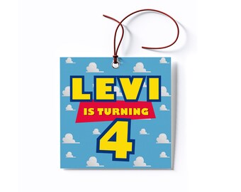 Personalized Toy Story Inspired Favor Tags/Stickers