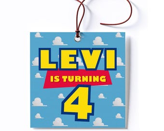 Personalized Toy Story Inspired Favor Tags/Stickers