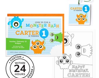 Monster Birthday Party Bundle