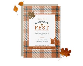 Harvest Fest Party Invitation