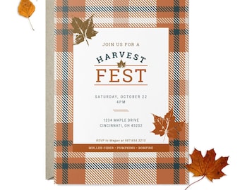 Harvest Fest Party Invitation