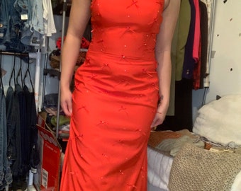 Robe de bal rouge