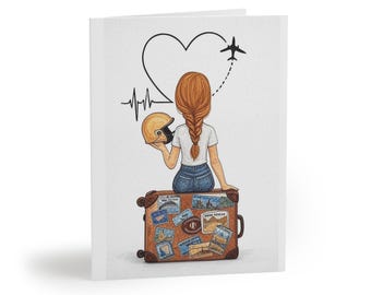 It's Football Season! Irish Girl Greeting Cards - Stylish Cards for Birthdays, Celebrations, Thank You, and More!