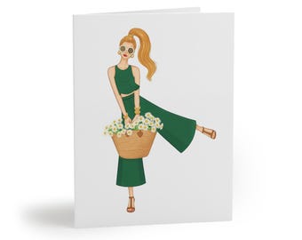 Chic Floral Greeting Cards - Stylish Cards for Birthdays, Celebrations, Thank You, and More!