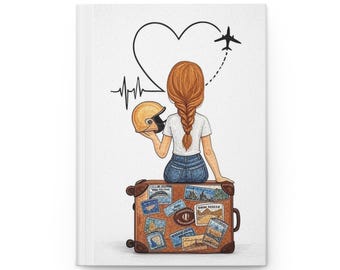 It's Football Season! Irish Girl Hardcover Journal for Creative Minds, Elegant Diary, Gift for Writers, Journaling, Goal Setting