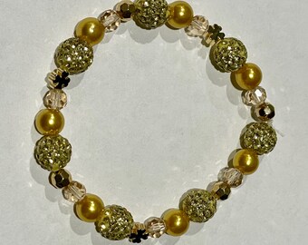 Handmade Golden Glow Irish Friendship Bracelet