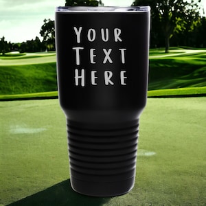 Personalized 30 OZ Tumbler, Custom Travel Mug, Laser Engraved Tumbler, 30oz Custom Tumbler, Insulated Tumbler, Customized Monogram Tumblers
