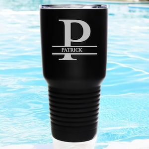 Personalized 30 OZ Tumbler, Custom Travel Mug, Laser Engraved Tumbler, 30oz Custom Tumbler, Insulated Tumbler, Customized Monogram Tumblers