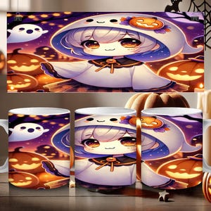 Halloween Girl Mug Wrap